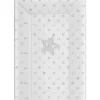 Matelas à langer luxe étoile gris