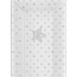 Matelas à langer luxe étoile gris