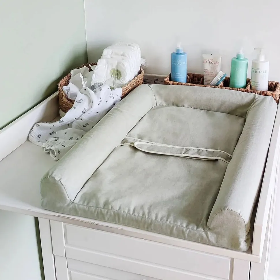 Matelas à langer mat' confort chiné kaki