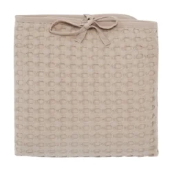 Matelas à langer nomade coton gaufré latte