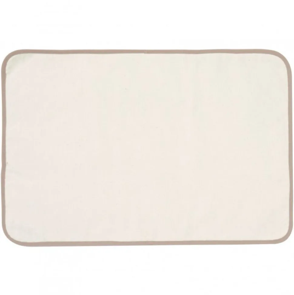 Matelas à langer nomade coton gaufré latte
