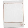 Matelas à langer 68 x 52 cm avec serviette éponge petit coeur