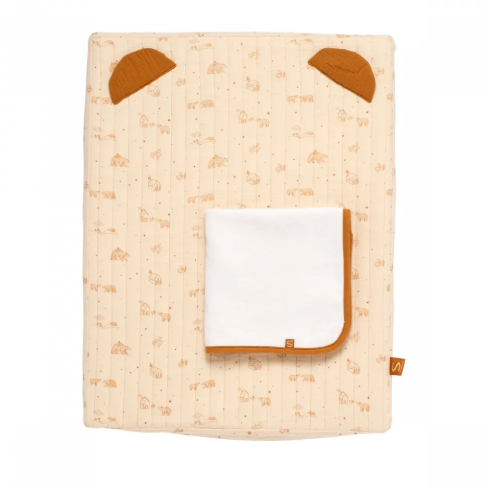 Matelas à langer 68 x 52 cm avec serviette éponge orsino