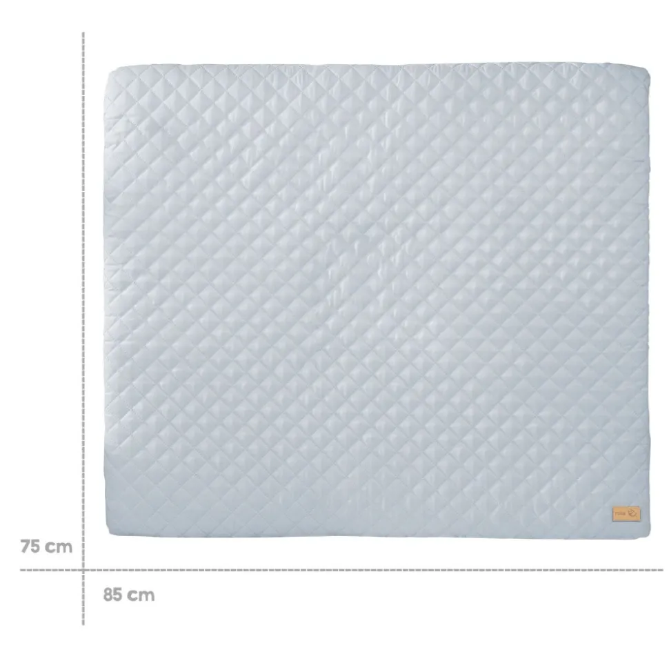 Matelas à langer 85 x 75 cm bleu clair/ciel