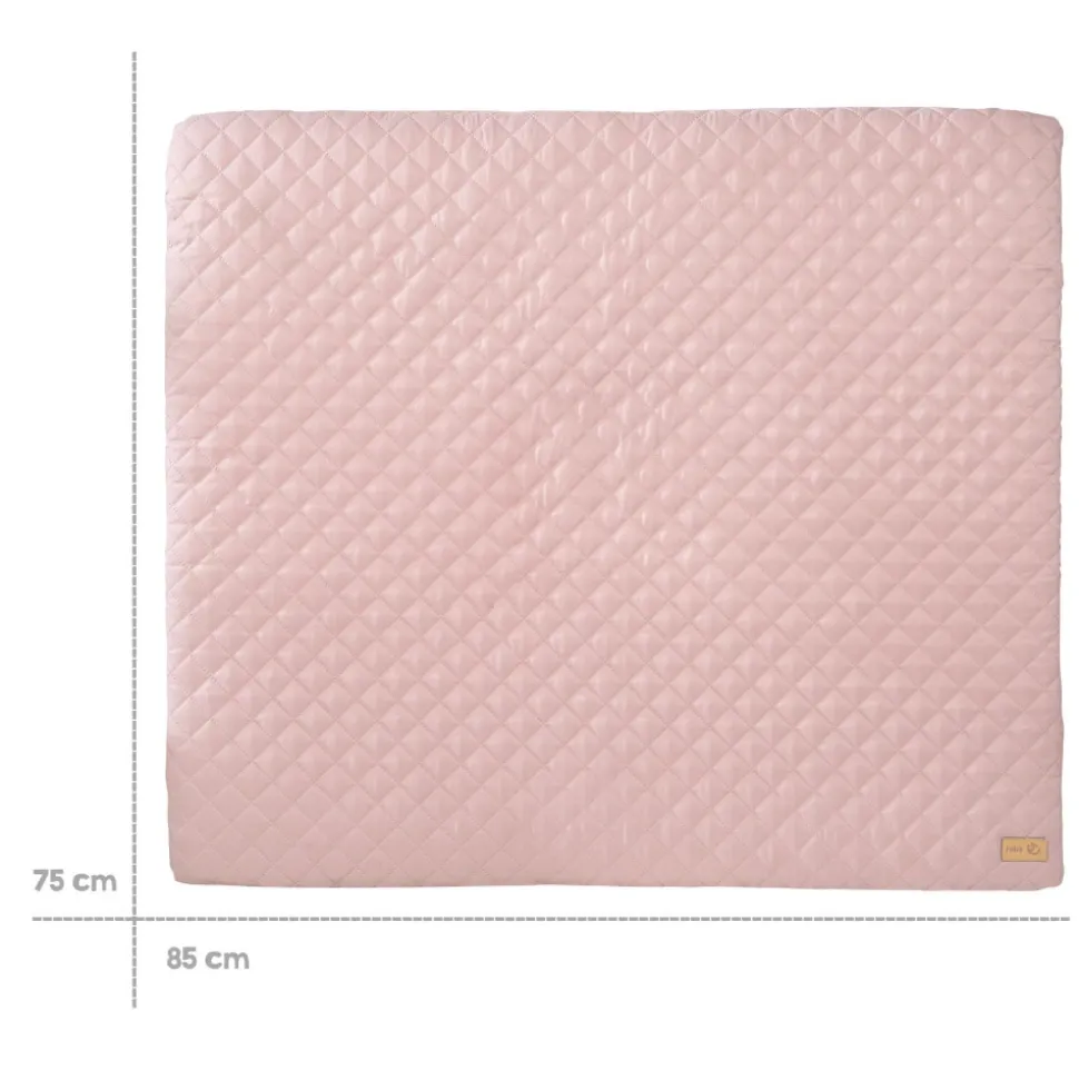 Matelas à langer 85 x 75 cm rose/mauve
