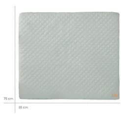 Matelas à langer 85 x 75 cm vert givré