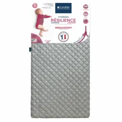 Matelas résilience déhoussable 360° 70x140x11 cm