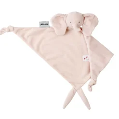 Maxi doudou fanfan éléphant velours côtelé rose fanfan