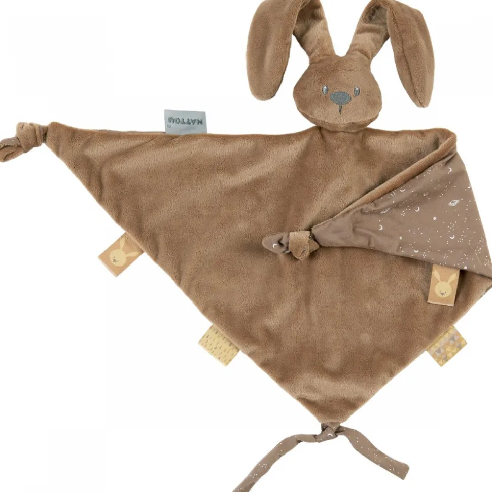 Maxi doudou lapidou phosphorescent glow avec motif imprimé moka
