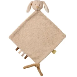 Maxi doudou lapin bouclette beige