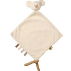 Maxi doudou souris bouclette ecru