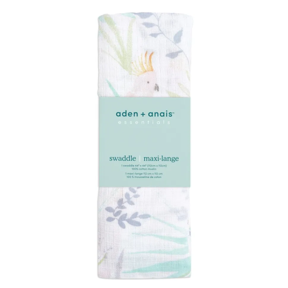 Maxi-lange en mousseline de coton tropicalia