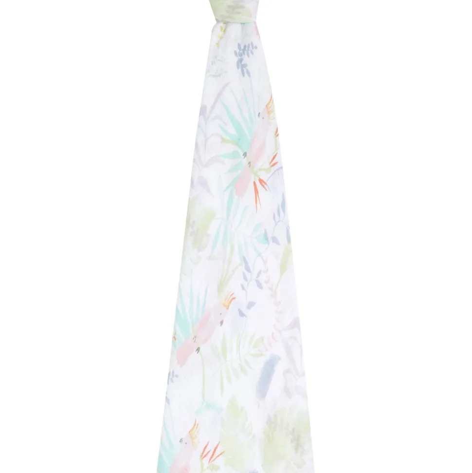 Maxi-lange en mousseline de coton tropicalia