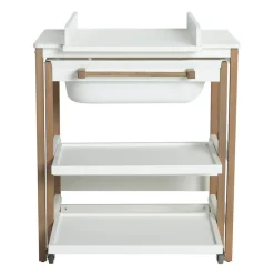 Meuble de bain bébé smart white-naturel