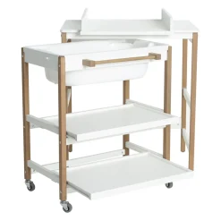 Meuble de bain bébé smart white-naturel