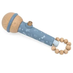 Micro en bois - bleu