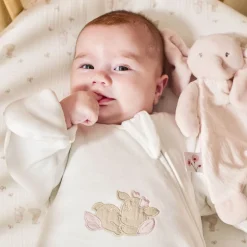 Mini doudou fanfan éléphant rose