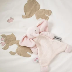 Mini doudou fanfan éléphant rose
