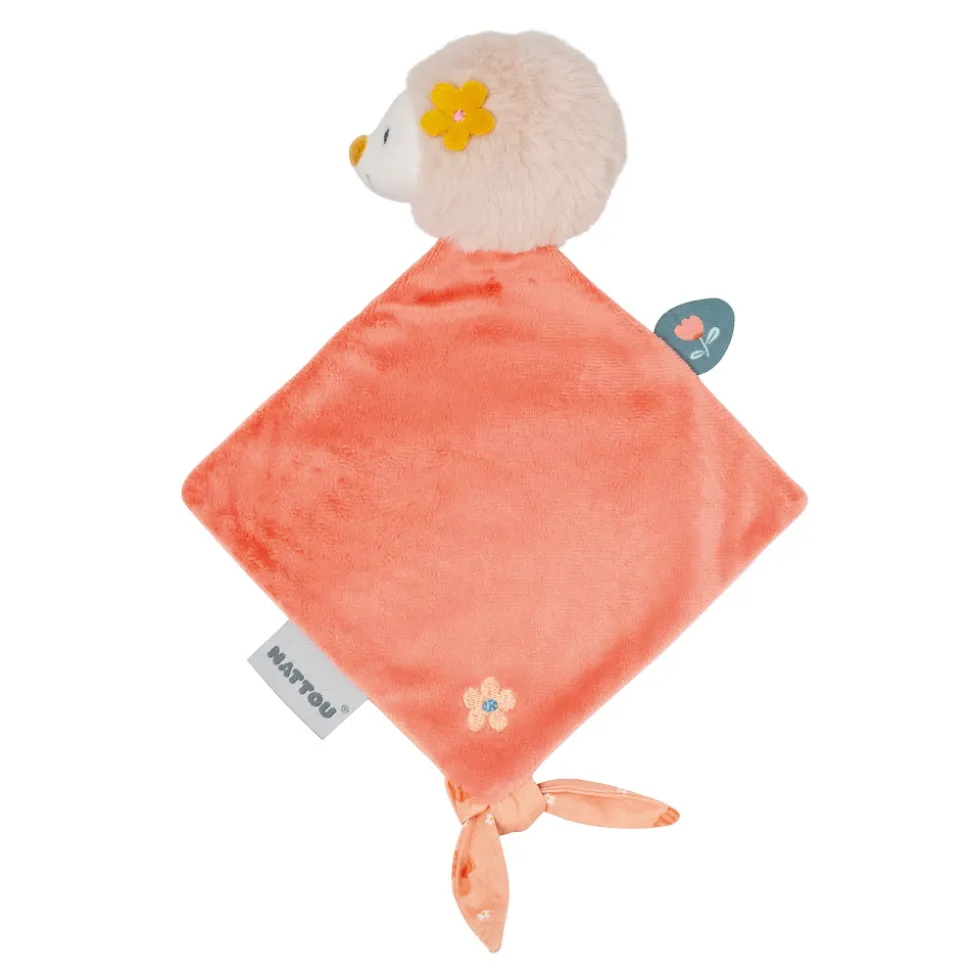 Mini doudou plat zoë le hérisson