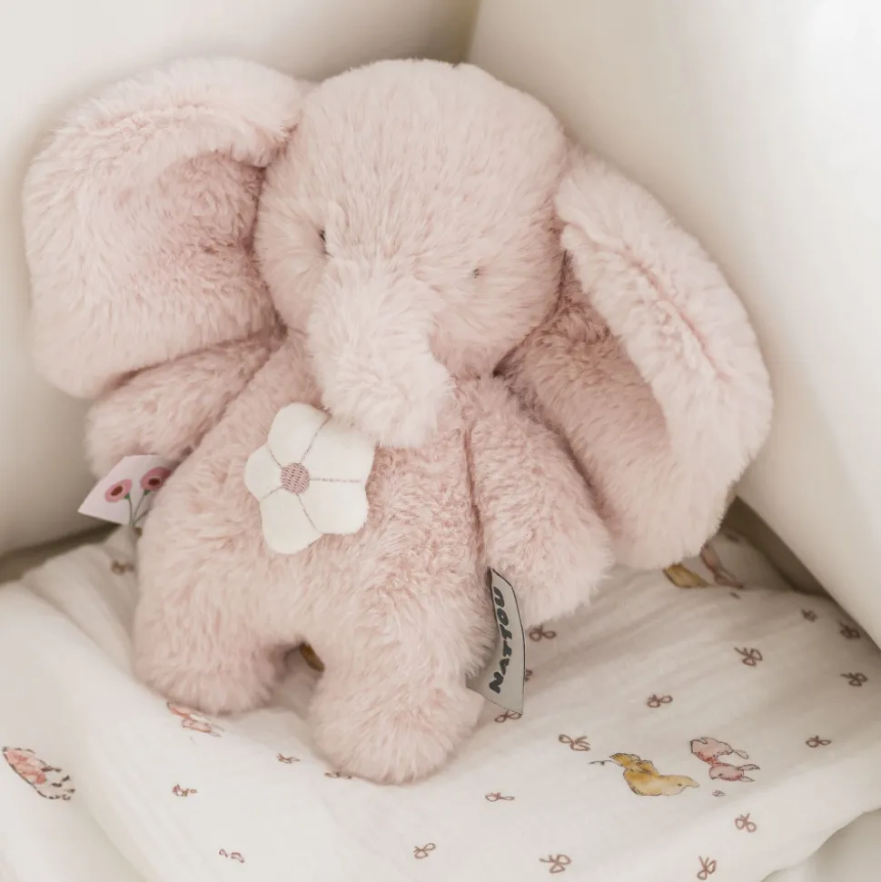 Mini musical fanfan éléphant rose