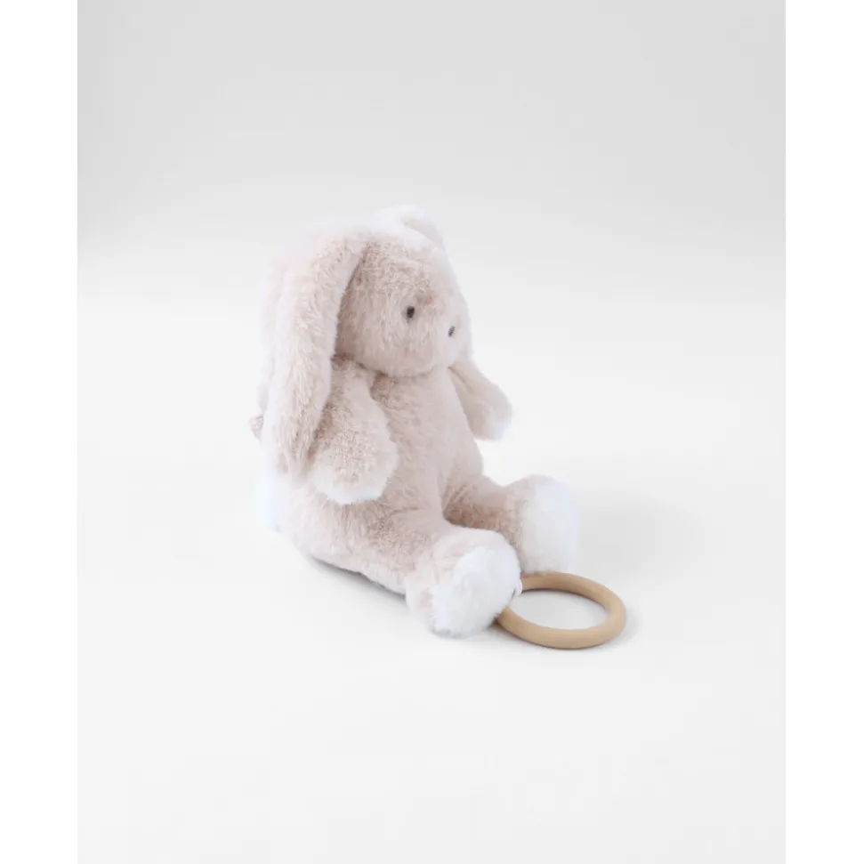 Mini peluche musicale 20 cm moka
