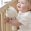 Mini peluche musicale nuage bouclette ecru