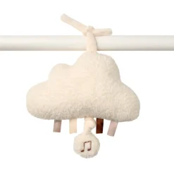 Mini peluche musicale nuage bouclette ecru