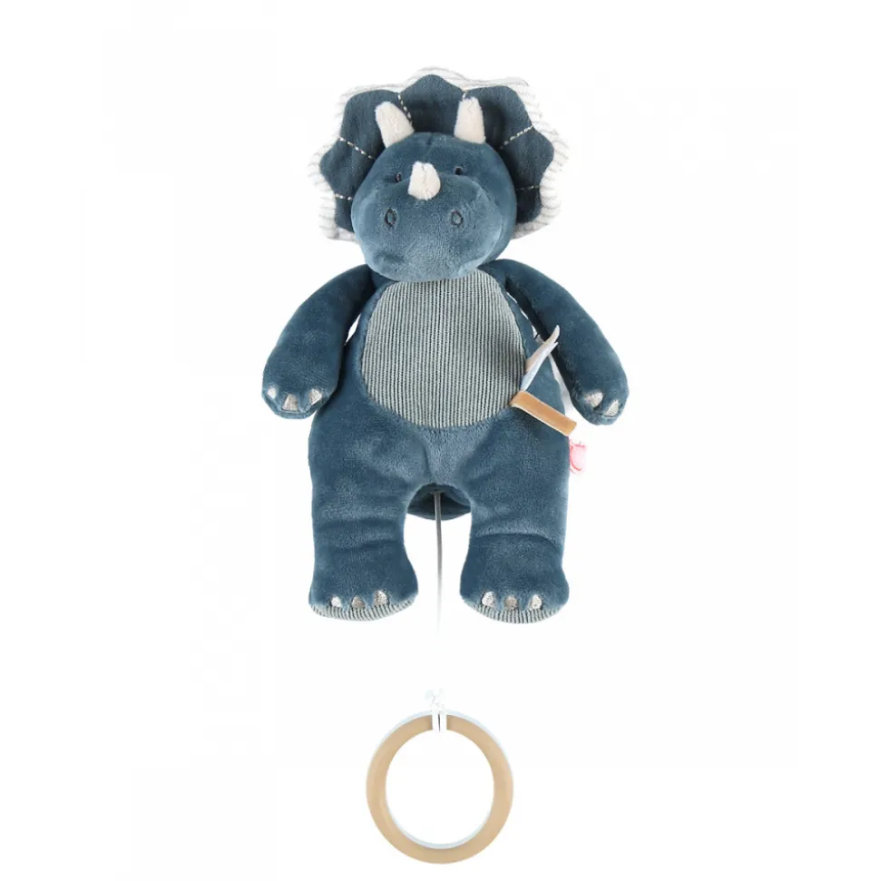 Mini peluche musicale tricératops ops