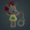 Mini peluche phosphorescente lena la licorne