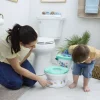 Mini toilette avec réducteur de lunette, 2 en 1