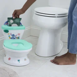 Mini toilette avec réducteur de lunette, 2 en 1