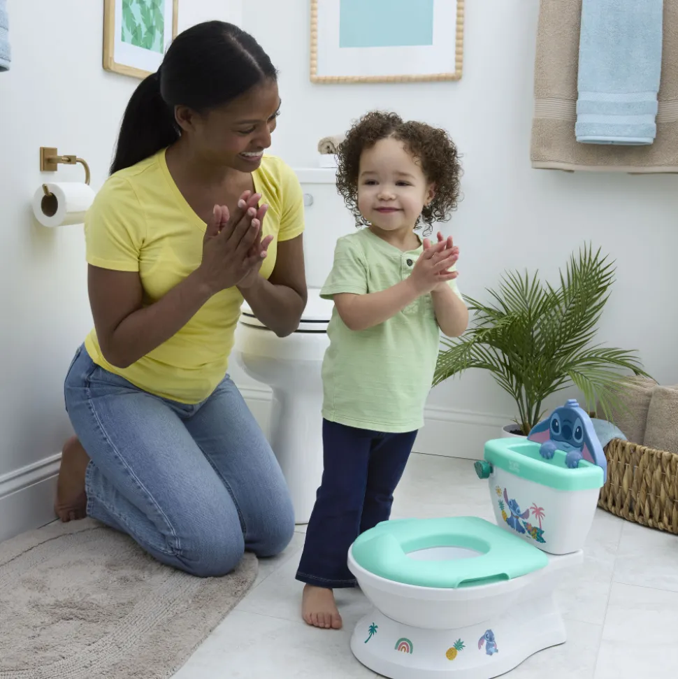 Mini toilette avec réducteur de lunette, 2 en 1