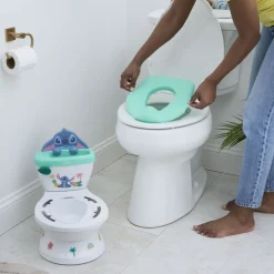 Mini toilette avec réducteur de lunette, 2 en 1