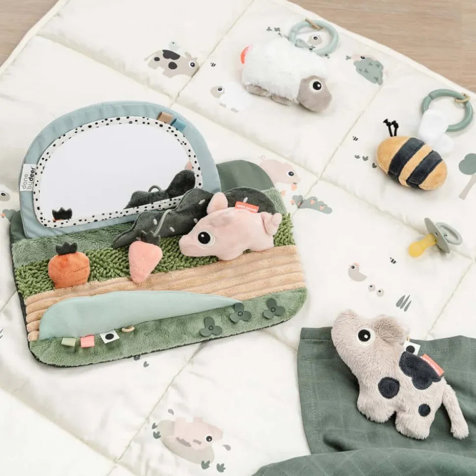 Miroir d'éveil tummy time tiny farm