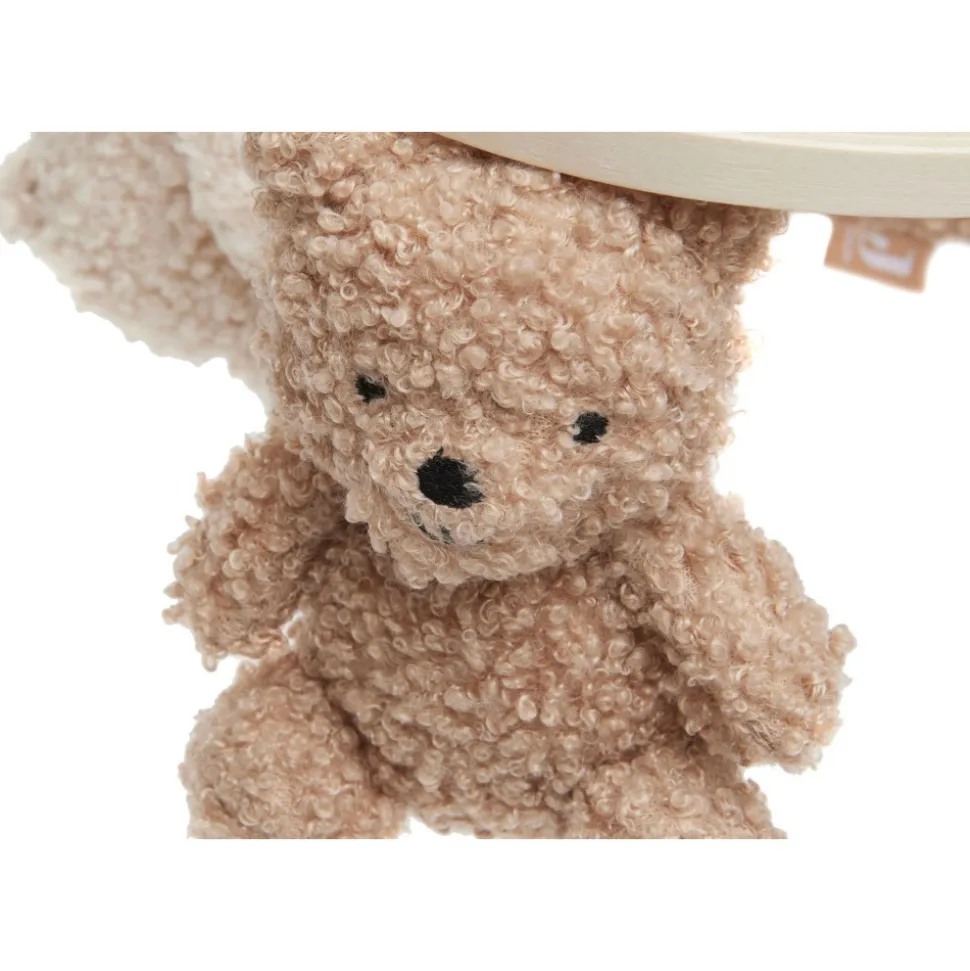 Mobile d'éveil bébé teddy bear naturel et biscuit