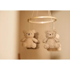 Mobile d'éveil bébé teddy bear olive green et naturel
