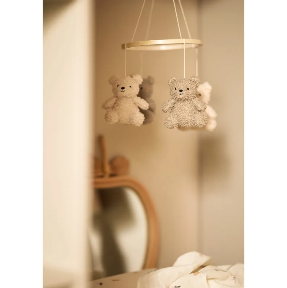 Mobile d'éveil bébé teddy bear olive green et naturel