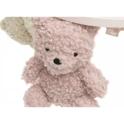 Mobile d'éveil bébé teddy bear wild rose et naturel