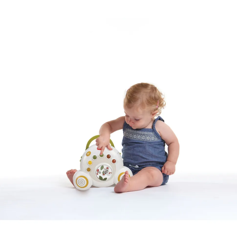 Mobile musical bébé avec veilleuse boho chic
