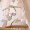 Mobile musical bébé rose et lili