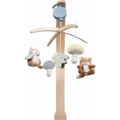 Mobile musical en bois fsc - forest friends