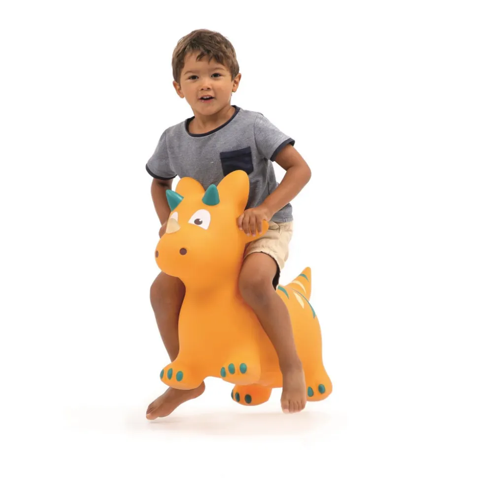 Mon dinosaure sauteur jaune