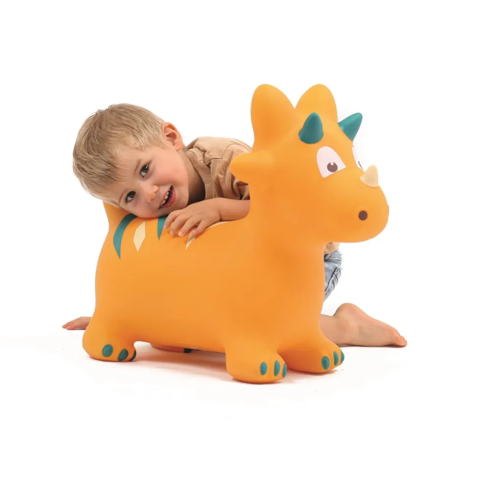 Mon dinosaure sauteur jaune
