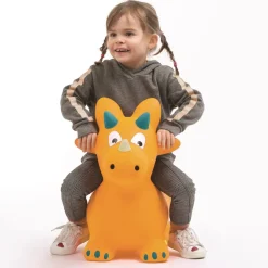 Mon dinosaure sauteur jaune