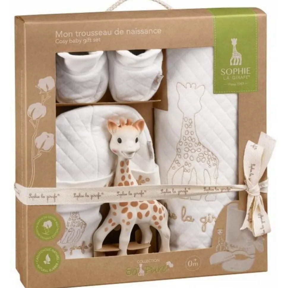 Mon trousseau de naissance so'pure sophie la girafe