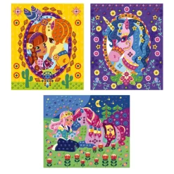 Mosaïques poneys et licornes