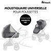 Moustiquaire universelle pour poussette grey