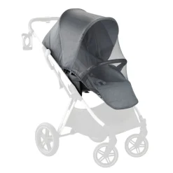 Moustiquaire universelle pour poussette grey