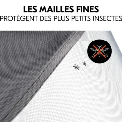 Moustiquaire universelle pour poussette grey