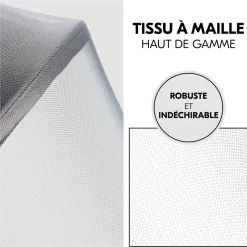 Moustiquaire universelle pour poussette grey